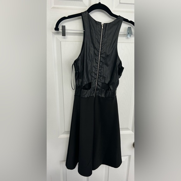 Lady Dutch Faux Leather Mini Dress - Picture 4 of 4